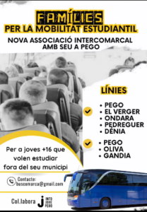 “Aconseguir trencar amb el problema de la mobilitat” per a estudiar fora és l‘objectiu de l’associació intercomarcal ‘Famílies per la Mobilitat Estudiantil’, afirma Silvia Pastor