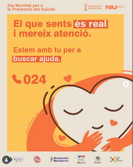 ‘Deixa’t Viure’ convida a exprimir la vida sense interrupcions, en el Dia Mundial per a la Prevenció del Suïcidi