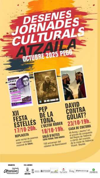 Atzaïla organitza les X Jornades Culturals a Pego