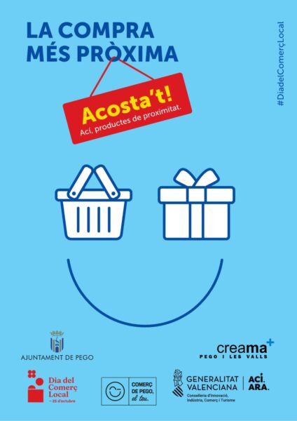 Pego celebra dissabte el dia del comerç local convidant a realitzar ‘La compra més pròxima’