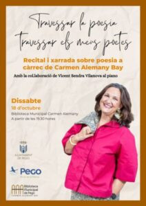 Carmen Alemany Bay convida a ‘Travessar la poesia. Travessar els meus poetes’