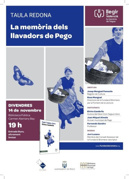 ‘Com l’aigua clara’ motiva una taula rodona sobre els llavadors de Pego