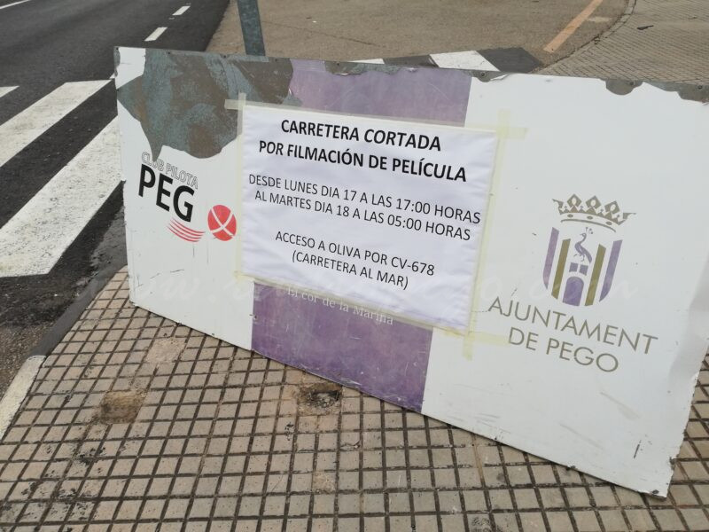 La carretera Pego-Oliva serà escenari de la sèrie ‘En el círculo del asesino’ de Netflix