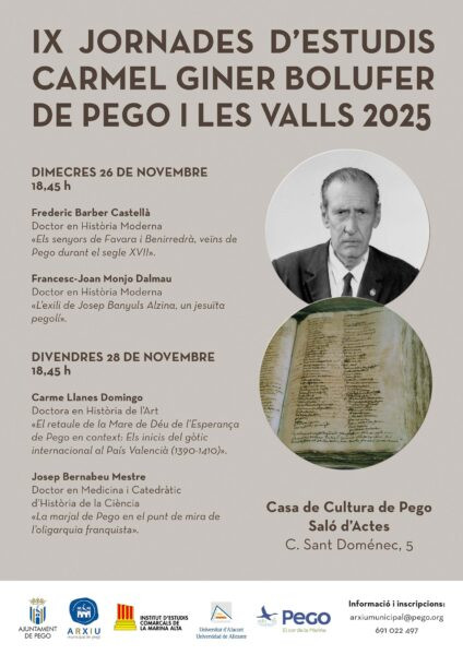 Les IX Jornades Carmel Giner Bolufer tornen a l’heterogènia
