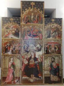 El retaule de l’Esperança “és una obra de qualitat i un bon exemple de la pintura dels inicis del gòtic internacional”, afirma la doctora en Història de l’Art, Carme Llanes Domingo