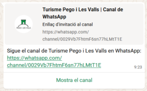 La Tourist Info de Pego i les Valls compta amb un nou canal de difusió