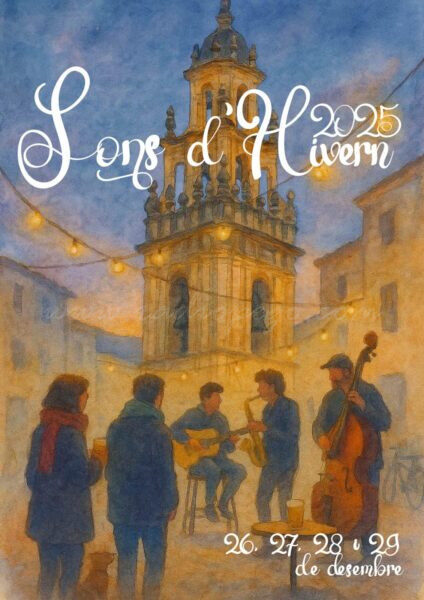 Raül Alentado amb ‘L’hivern sona millor al carrer’ guanya el VI concurs de cartells de Sons d’Hivern