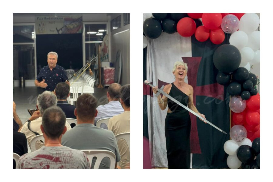 Amb nervis, així afronten la seua presentació pública el capità Teo Llambies i l’ambaixadora Merche Franqueza