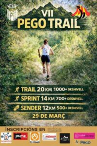La setena edició de Pego Trail posa de relleu el bon moment de les corredores de muntanya amb la tria de la imatge del cartell