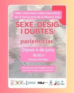 Pego parla d’educació sexual amb joves i famílies