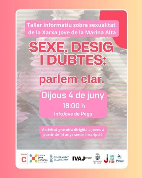Pego parla d’educació sexual amb joves i famílies