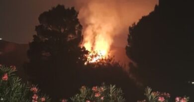 Extingit un dels quatre focus d’incendi forestal a la Vall de Gallinera i Pego