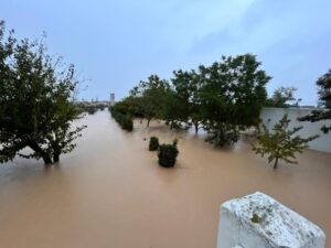 Pego acumula 681,2 l/m² en 24 hores per la dana Adam