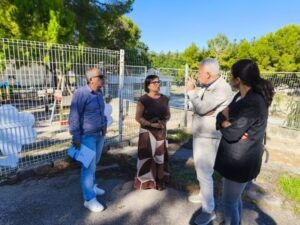 Educació tramitarà un contracte d’emergència per arreglar el mur que ha cedit al CEIP Ambra