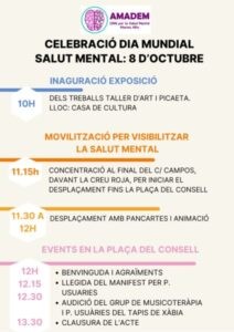 AMADEM es mobilitza per visibilitzar la Salut Mental