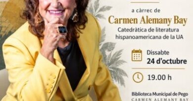 «L’alegria del retorn» és com anomena Carmen Alemany Bay l’acte anual per celebrar l’aniversari de la biblioteca que porta el seu nom