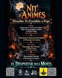 Pego presenta una Nit d’Ànimes per «despertar els morts»