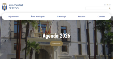 L’Ajuntament de Pego estrena web